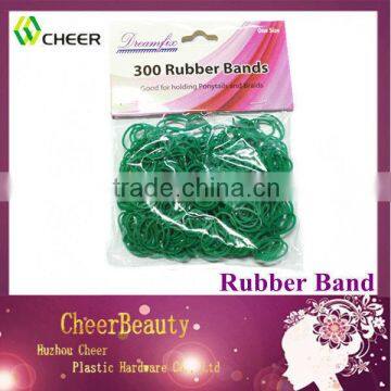 mini green rubber bands ring