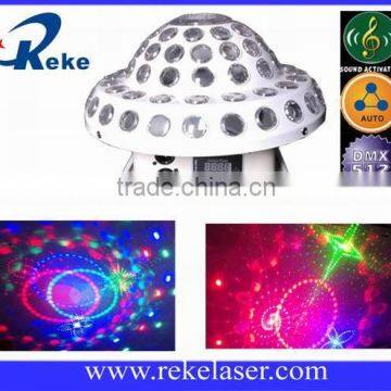 Mushroom rotating christmas light disco light rgb laser and led mix light