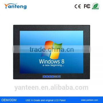 Aluminum bezel 24inch Industrial LCD monitor for operator terminals and industrial automations