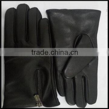 Cool Men Winter Keep Warm Cow Split Leather Glove photo-3