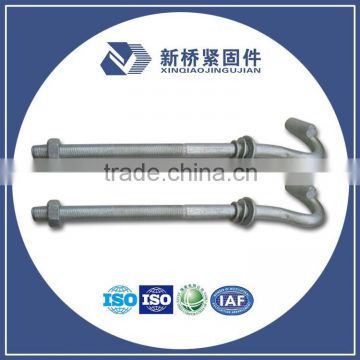 Hot-dip Galvanized Pigtail Hook Bolt for Linking