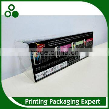 HALF TRANSPARENT TEA PET BOX TUCK DESIGN photo-3