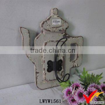 wall mounted decorative distressed wooden coat hooks