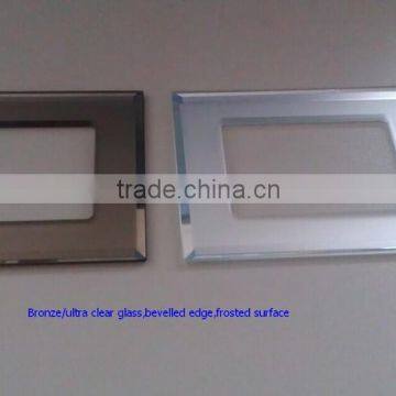 Ivory High-grade Square Glass Switch Panel photo-2