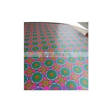 2.7mm Flower Design Paper Overlay Plywood photo-2