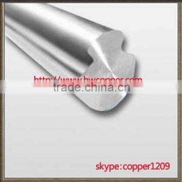 Steel-cored aluminum alloy compound trolley wire