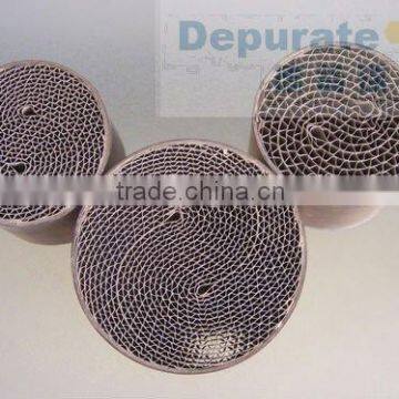 metallic catalyst of emission parts of motorcycle