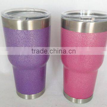 gilter powder Coated Cup, Personalized 30oz Rambler, stainless steel tumbler