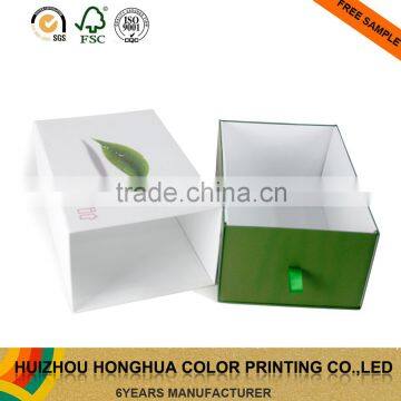 Handmade custom logo printed drawer paper storage box foldable recycled paper box