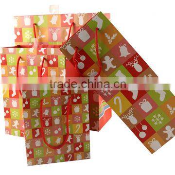 Wholesale Handmade Matt Lamination Christmas Packaging Gift Bags With Handles photo-3