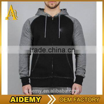 wholesale zipper jumper hoodie plain fleece hoody jacket gym men