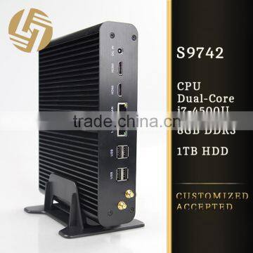 Oem manufacturer i7 Dual core Turbo Boost 3.00GHz 8G ram HDD htpc