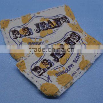 customized bulk printed clothes garment labels