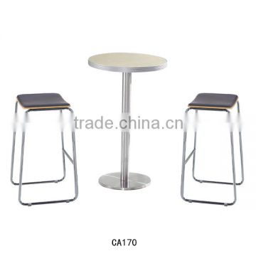 Surperior bar furniture set High chair New design bar chair Bar table on sale CA170