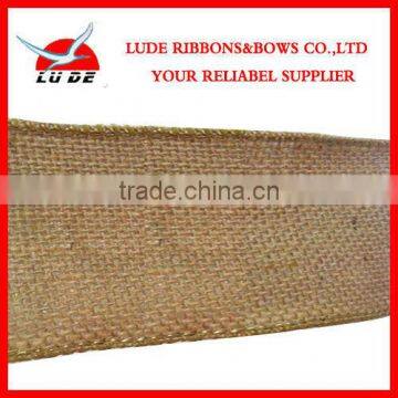 2015 wholesale natural jute ribbon