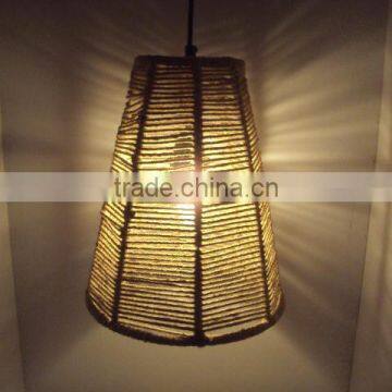 Jute Lamp Octagon Shape