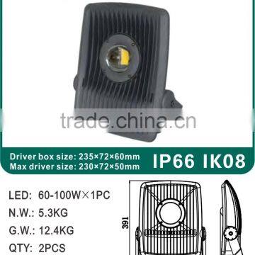 Aluminum Alloy Die Casting Outdoor Led Flood Lighting Housing 50-80w photo-5