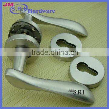 Unique Shape 129 mm Rubber Rose Change Door Handle photo-4