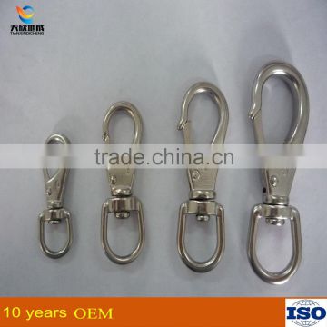 Stainless Steel 316/304 Fixed Eye swivel snap Hook