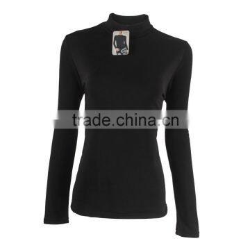 Women High Collar Thermal Long Sleeve Under Shirt for Winter