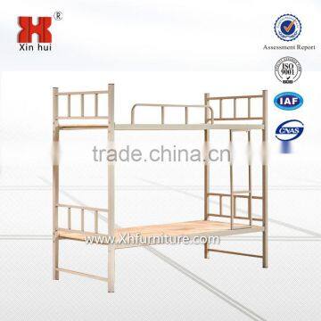 Comfortable metal bunk bed for student dormitory use with factory price