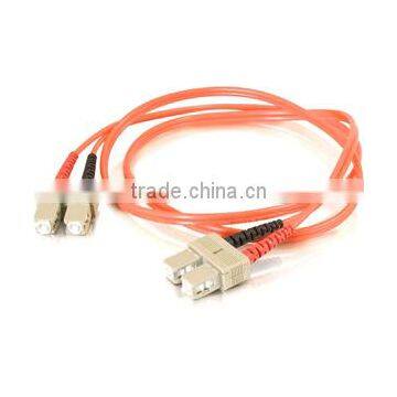 30m SC-SC 62.5/125 OM1 Duplex Multimode PVC Fiber Optic Cable (LSZH)