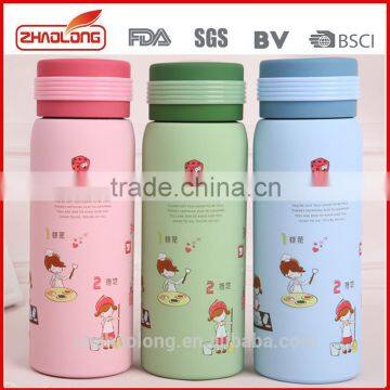 cute stainless steel vacuum insulated water bottle for kids