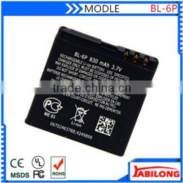 bl-6p 830mAh batteries phone for nokia 6500c 7900 Prism