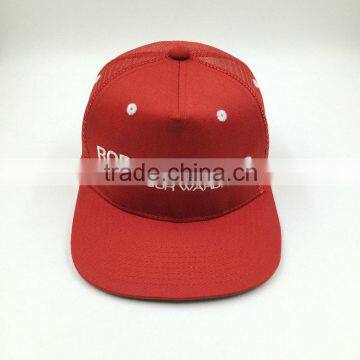 High Quality Popular Embroidery Flat Brim Trucker Cap photo-3