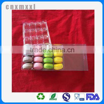 16 Pcs Clear Plastic Mcaron Box And Boxes Food Pacakging photo-4