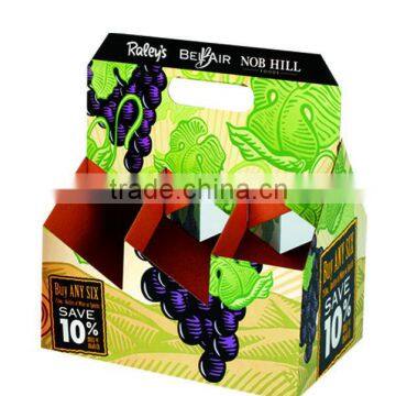 40 years' experiences to produce custom printed cardboard wine carriers