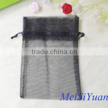 Wholesale Cheap Fancy Customized Black Organza Bags for Wedding photo-2