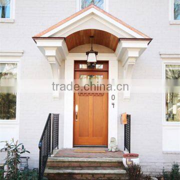 European decorative glass door