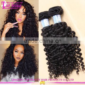 Factory direct sells deep curly style cheap hair bundles virgin peruvian hair bundles