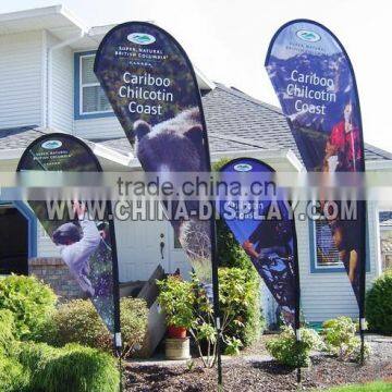 Expo Advertising Double Sided Full Color Flag Banner