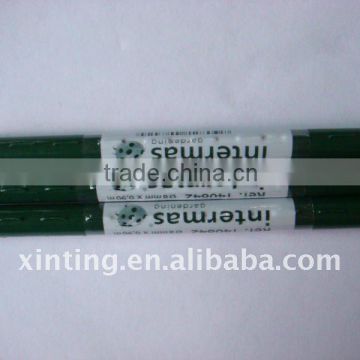 plastic garden coated steel stick