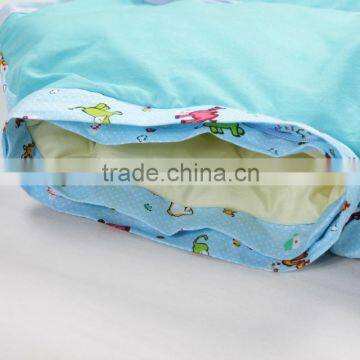 Infant Kids Anti Kicking Quilt Sleeping Bag for Four Seasons Detachable Fillings Blue Style photo-3