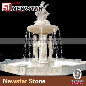 Newstar Customized Marble Granite Large Outdoor Water Fountains