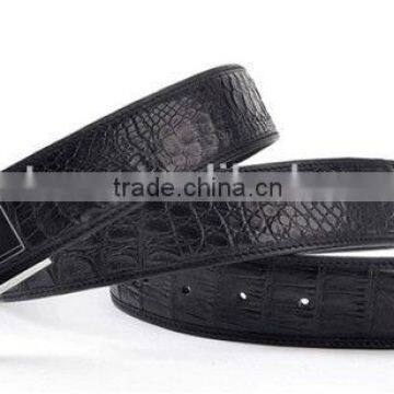 2013 Fashion Design Real Crocodile Skin Belt for Men Luxury Designer Belt