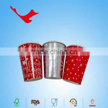 single wall paper coffee cups,Christmas tableware