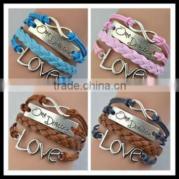 MYLOVE one direction bracelet infinity bangles jewelry gift items for women ML10360