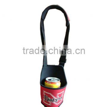 neoprene bottle holder with strap