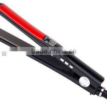 professional high temperature hair flat iron with titanium plate