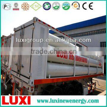 ISO11120, 21.6M3 CNG tube casecade skid container CNG TANK tank container