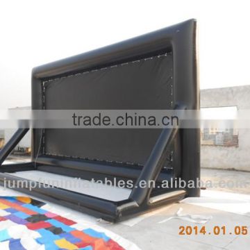 Air tight durable inflatable PVC screen/Commercial movie screen