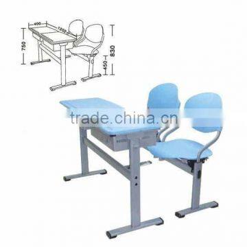 Plastic Table and Chair school furniture student desk XG-203