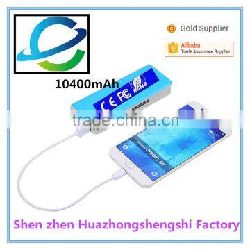 Ultra Thin High Capacity Portable Laptop Universal LED Power Bank 10400 Mah Charger photo-2