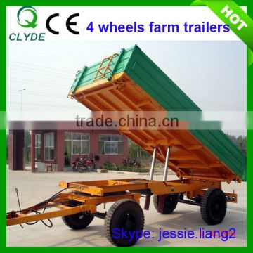 Best quanlity double wheel semi cargo trailer for sale