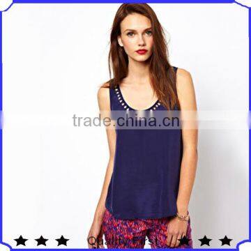 ODM&OEM manufactures fahison designer clothing in chinasilk vest shkz 167