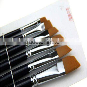 6pcs Professional Nylon hair Artist Brush,oil brush,artist painting brush